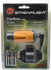 Streamlight Green, White LED Bulb, 27 Lumens, Hands-free Flashlight Yellow Plastic Body, 3 AAA Alkaline Batteries Included 61100 - 81712739