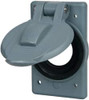Hubbell Wiring Device-Kellems Polycarbonate Electrical Box Weatherproof Cover HBL7425WOA - 54035654
