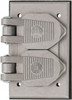 Hubbell Wiring Device-Kellems Aluminum Electrical Box Weatherproof Cover HBL5206WO - 54035597