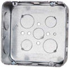 Crouse-Hinds 4-11/16 x 4-11/16 x 2-1/8" Steel Square Outlet Box 1 Gang, (13) 1/2, 3/4" Knockouts TP560 - 05235379