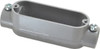 Crouse-Hinds 4.82 x 1.31 x 1.4" Aluminum Rectangular Outlet Body 1 Gang, (2) 1/2" Knockouts C15 MT - 04505053