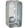 Hubbell RACO 4 x 2-1/8 x 1-7/8" Steel Rectangular Device Box 1 Gang, (7) 3/4" Knockouts 663 - 98094568