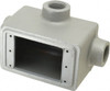 O-Z/Gedney Iron Rectangular Device Box 1 Gang, 3/4" Knockouts FDCT-1-75 - 54119375