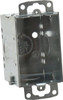 Thomas & Betts 3 x 2 x 2-3/4" Steel Rectangular Switch Box 1 Gang, (5) 1/2" Knockouts CW-1/2 - 54065347