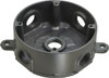 Thomas & Betts 2-7/16 x 4-1/8 x 1-5/8" Aluminum Round Weather Resistant Outlet Box 1 Gang, (5) 1/2" Knockouts DS-47 - 74933235