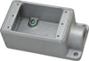 Thomas & Betts 2-3/4 x 2" Iron Rectangular Device Box 1 Gang, (1) 3/4" Knockout FS2-TB - 54119466