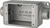 Thomas & Betts 4.63 x 5.38 x 2" Iron Rectangular Device Box 2 Gangs, (2) 1/2" Knockouts FSC12-TB - 54119573