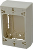 Legrand Wiremold 4-3/4 x 3 x 1-3/4" PVC Rectangular Device Box 1 Gang, (4) 3/4, 1/2" Knockouts PSB1V - 07500093