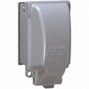Hubbell RACO Weatherproof Box Covers, Cover Shape: Rectangle, Number of Holes in Outlet: 3, Housing Material: Aluminum, Resistance Features: NonCorrosive, Recommended Environment: Wet Location, Housing Color: Gray MX3200 - 90471855