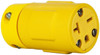 Value Collection 250 VAC, 20 Amp, 6-20 NEMA, Straight, Ungrounded, Industrial Grade Connector 2 Pole, 3 Wire, 1 Phase, Rubber, Yellow 1548 - 73203549