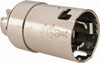 Hubbell Wiring Device-Kellems 125/250 VAC 50A NonNEMA Marine Twist Lock Plug 3 Poles, 4 Wires, 1 Phase, IP20, Self-Grounding, 0.44 to 1.14" Cord Diam, Metallic HBL63CM65 - 74327024