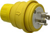 Value Collection 250V 20A NEMA L15-20 Industrial Twist Lock Plug 3 Poles, 4 Wires, IP67, Ungrounded, Yellow 26W75 - 73203291