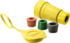 Value Collection 125 VAC 30A NEMA L5-30 Industrial Twist Lock Connector 2 Poles, 3 Wires, 1 Phase, IP67, Ungrounded, Yellow 29W47 - 73203036