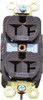 Hubbell Wiring Device-Kellems 125 VAC 20A NEMA 5-20R Specification Grade Brown Straight Blade Duplex Receptacle 1 Phase, 2 Pole, 3 Wire, Self-Grounding, Flush Mount, Corrosion, Heat & Impact Resistant HBL5362 - 54033873