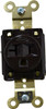 Hubbell Wiring Device-Kellems 125 VAC 20A NEMA 5-20R Specification Grade Brown Straight Blade Single Receptacle 1 Phase, 2 Pole, 3 Wire, Self-Grounding, Flush Mount, Corrosion, Heat & Impact Resistant HBL5361 - 54033857