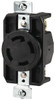Cooper Wiring Devices 125/250 VAC, 30 Amp, L14-30R NEMA, Self Grounding Receptacle 3 Poles, 4 Wire, Female End, Black CWL1430R - 09633744