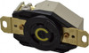 Hubbell Wiring Device-Kellems 125 VAC, 20 Amp, L5-20R NEMA, Self Grounding Receptacle 3 Poles, 4 Wire, Female End, Gray HBL2310 - 54035316