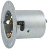 Hubbell Wiring Device-Kellems 125 VAC, 50 Amp, Self Grounding Inlet 3 Poles, 4 Wire, Male End, Metallic CS6375 - 67894717