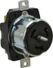 Hubbell Wiring Device-Kellems 480 VAC, 50 Amp, Self Grounding Receptacle 3 Poles, 4 Wire, Female End, Black CS8169 - 07072275