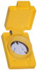 Value Collection 125 VAC, 20 Amp, L5-20R NEMA, Ungrounded Receptacle 2 Poles, 3 Wire, Female End, Yellow 67W47 - 73203010