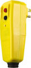 Tower Manufacturing 1 Outlet, 125 Volt, 15 Amp, Yellow, Right Angle GFCI Plug 1-15P NEMA Configuration, cUL, UL File E174279 30434010 - 36029247