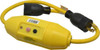 Tower Manufacturing 1 Outlet, 125 Volt, 20 Amp Rating, Inline, Manual, Industrial GFCI 3 Ft. Long Cord, L5-20 P and R NEMA Configuration, Switch, Pilot Light, Plastic Housing 30396003-08 - 06013718
