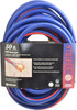 Southwire 50 ft., 10/3 Gauge/Conductors, Blue/Red Outdoor Extension Cord 1 Receptacle, 15 Amps, 125 VAC, UL SJTW, NEMA 5-15P, 5-15R 26480064 - 73038119