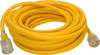 Southwire 50 ft., 10/3 Gauge/Conductors, Yellow Outdoor Extension Cord 1 Receptacle, 15 Amps, 125 VAC, UL SJEOOW, NEMA 5-15P, 5-15R 1788SW0002 - 54094362