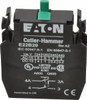 Eaton Cutler-Hammer 2NO, Electrical Switch Contact Block 22-1/2mm Hole, For Use with Indicating Lights, Pushbuttons E22B20 - 07828346