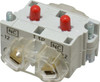 Eaton Cutler-Hammer 2NC, 0.5 Amp, Electrical Switch Contact Block 120 VAC/VDC, Pressure Terminal, 30-1/2mm Hole, For Use with E34 Operators, Standard 10250T 10250T3P - 07827942
