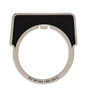 Square D Half Round, Aluminum Legend Plate - Blank Black Background, White Letters, 1.18 Inch Hole Diameter 9001KN200 - 68618842