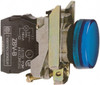 Square D 24 VAC/VDC Blue Lens LED Indicating Light Round Lens, Screw Clamp Connector, 46.5mm OAL x 30mm Wide, Shock Resistant, Vibration Resistant XB4BVB6 - 55489587
