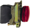 Square D 24 VAC/VDC Red Lens LED Indicating Light Round Lens, Screw Clamp Connector, 46.5mm OAL x 30mm Wide, Shock Resistant, Vibration Resistant XB4BVB4 - 55489637