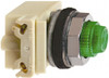 Square D 24-28 VAC/VDC Green Lens LED Indicating Light Round Lens, Screw Clamp Connector, 70mm OAL x 54mm Wide, Shock Resistant, Vibration Resistant 9001KP35LGG31 - 55489546