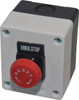 ACI Advance Controls, Inc. 1 Operator, Mushroom Head Control Station Emergency Stop (Legend), Turn to Release Switch, NO/NC Contact 111754 - 37028776