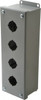 Cooper B-Line 4 Hole, 1.203 Inch Hole Diameter, Steel Pushbutton Switch Enclosure 10-1/4 Inch High x 3-1/4 Inch Wide x 2-3/4 Inch Deep, 12, 13 NEMA Rated 78205170246 - 64050644