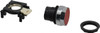 Eaton Cutler-Hammer 25mm Mount Hole, Flush, Pushbutton Switch Only Round, Red Pushbutton, Nonilluminated, Momentary (MO) E22P2 - 07828106