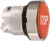 Schneider Electric 22mm Mount Hole, Flush, Pushbutton Switch Only Round, Red Pushbutton, Nonilluminated, Momentary (MO) ZB4BA434 - 69674661