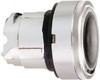 Schneider Electric 22mm Mount Hole, Flush, Pushbutton Switch Only Round, Clear Pushbutton, Nonilluminated, Momentary (MO) ZB4BW37 - 69670578