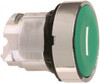 Schneider Electric 22mm Mount Hole, Flush, Pushbutton Switch Only Round, Green Pushbutton, Nonilluminated, Momentary (MO) ZB4BA331 - 69536233