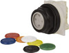 Schneider Electric 30mm Mount Hole, Flush, Pushbutton Switch with Contact Block Octagon, Multicolor Pushbutton, Momentary (MO) 9001SKR1UH13 - 69653087