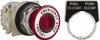 Square D 30mm Mount Hole, Pushbutton Switch Red Pushbutton, Maintained (MA) 9001KR9R05H13 - 55489959