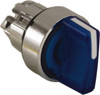 Schneider Electric 22mm Mount Hole, 2 Position, Handle Operated, Selector Switch Blue, Maintained (MA), Illuminated, Shock, Vibration and Water Resistant ZB4BK1263 - 69671162