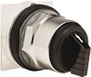 Schneider Electric 30mm Mount Hole, 3 Position, Knob and Pushbutton Operated, Selector Switch Only Black, Maintained (MA), without Contact Blocks, Weatherproof and Dust and Oil Resistant 9001KS42B - 69653947