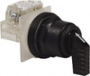 Schneider Electric 1.18 Inch Mount Hole, 3 Position, Knob and Pushbutton Operated, Selector Switch Black, Momentary (MO), Anticorrosive, Weatherproof, Dust and Oil Resistant 9001SKS53FBH13 - 69652774