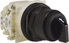Schneider Electric 1.18 Inch Mount Hole, 3 Position, Knob and Pushbutton Operated, Selector Switch Black, Maintained (MA), Anticorrosive, Weatherproof, Dust and Oil Resistant 9001SKS46BH2 - 69652808