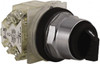 Schneider Electric 30mm Mount Hole, 3 Position, Knob and Pushbutton Operated, Selector Switch Black, Maintained (MA), 2NO/2NC, Weatherproof and Dust and Oil Resistant 9001KS43BH2 - 87284725