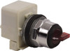 Square D 30mm Mount Hole, 3 Position, Selector Switch Only Red, Maintained (MA), Illuminated 9001K43J1R - 55484075