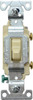 Cooper Wiring Devices 1 Pole, 120 to 277 VAC, 20 Amp, Commercial Grade Toggle Wall Switch For Fluorescent, Ivory, 1 Phase, -4 to 140° F, 106.67mm x 33.01mm CS120V - 78005071