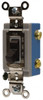 Hubbell Wiring Device-Kellems 2 Pole, 120 to 277 VAC, 15 Amp, Industrial Grade Toggle Wall Switch Brown, 1 Phase, -40 to 239° F, 4-1/16" x 1-5/16" HBL1202 - 54031778